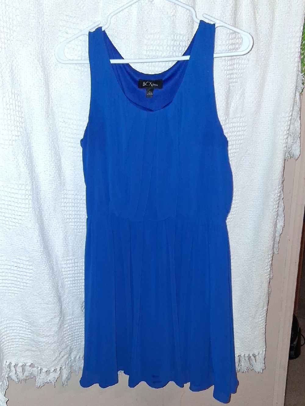 Royal Blue Tank Dress